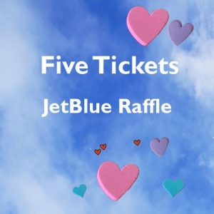 Five JetBlue Raffle Tickets