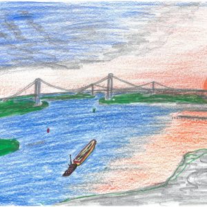 "Sunrise Over the Bridge," Jeffrey H.