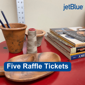 Five JetBlue Raffle Tickets